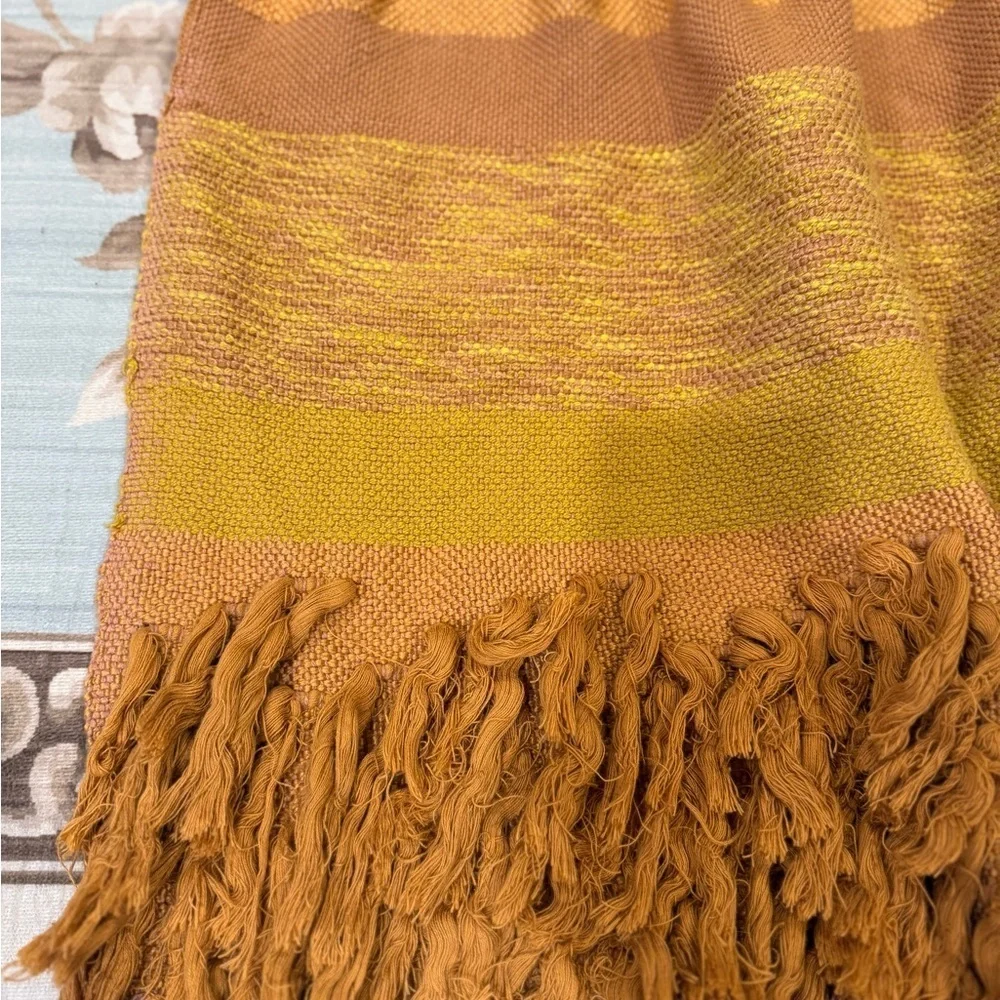 Anthropologie x All Roads Textured Bloomfield Throw Blanket Size 50x60 Inches